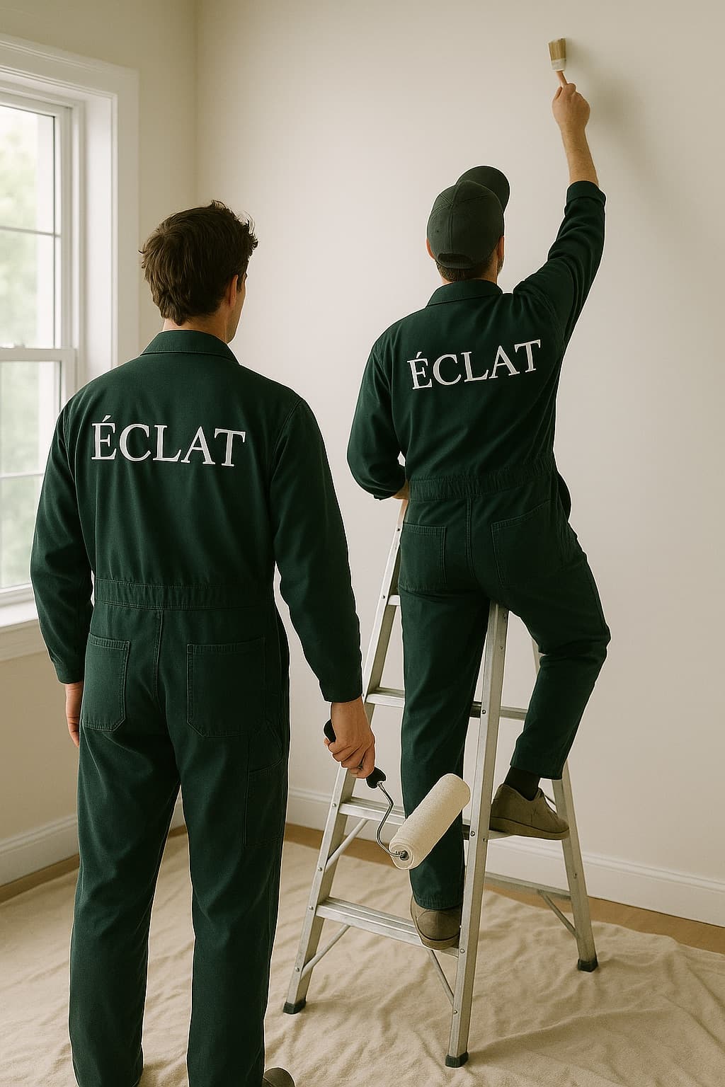 Éclat painters at work